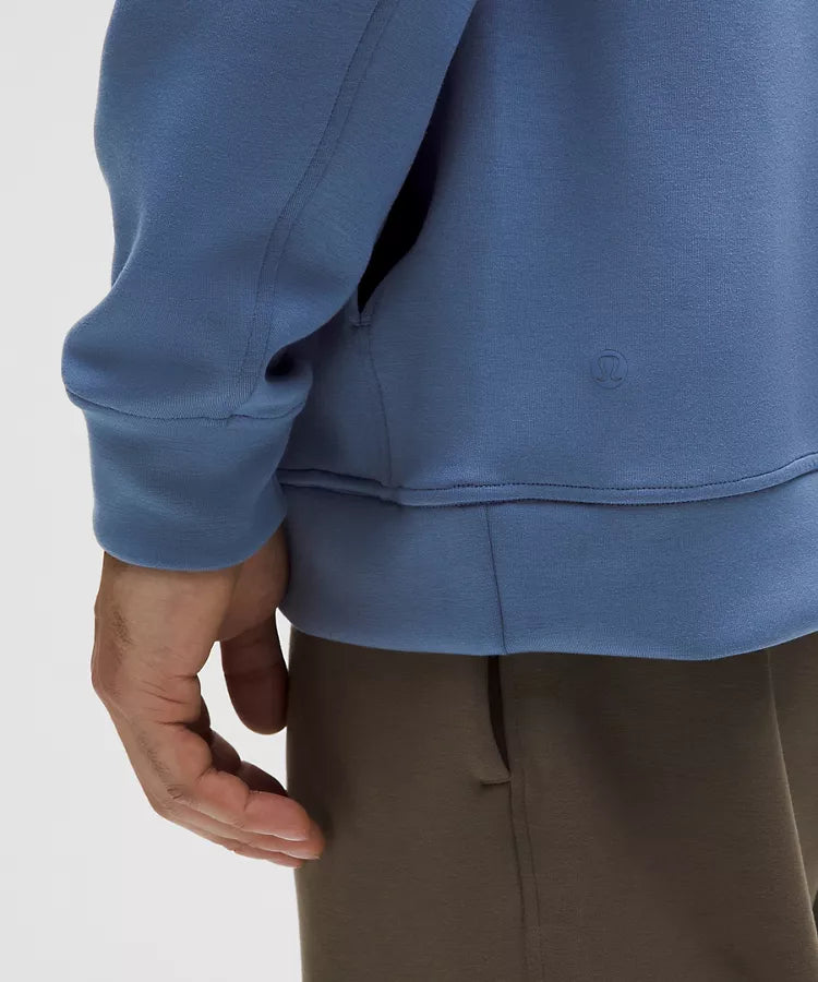 Hoodie Men Relaxed Blue