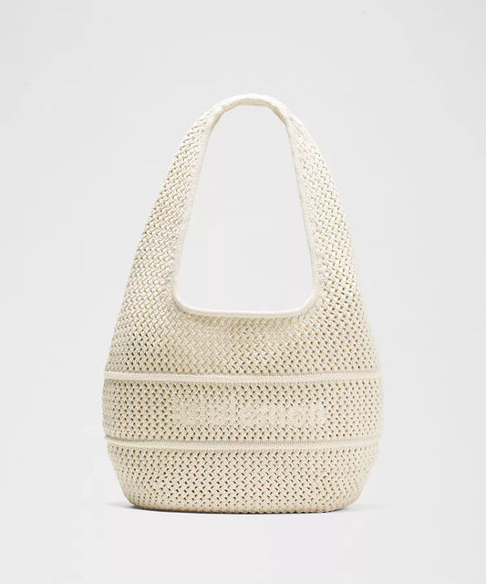 Cotton Crochet Shoulder Bag